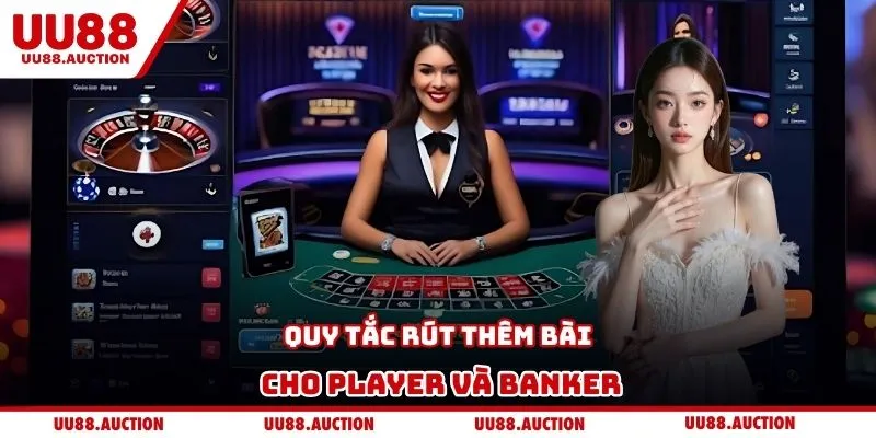 Quy tắc rút thêm bài cho Player và Banker