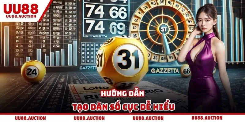 Hướng dẫn tạo dàn số cực dễ hiểu