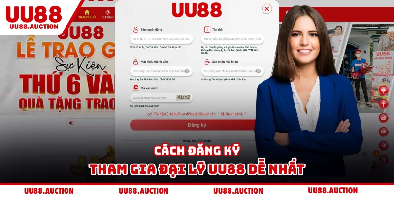 Cách đăng ký tham gia đại lý UU88 dễ nhất