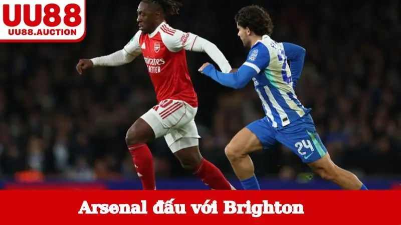 arsenal đấu với brighton