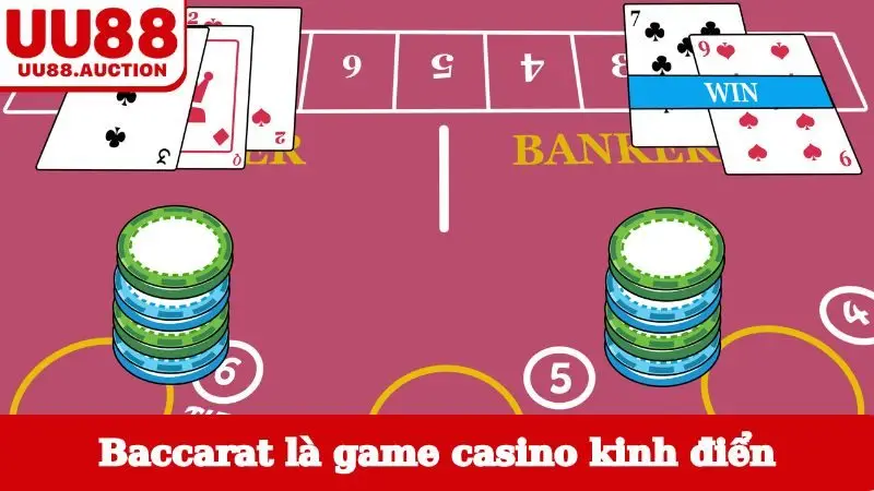 Baccarat là game casino kinh điển